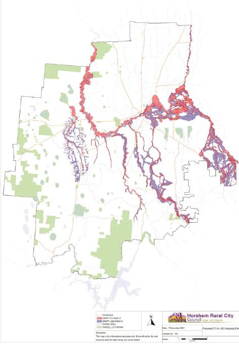 MAPS: The combined proposed flood overlay and land subject to inundation overlay mapping. Picture: CONTRIBUTED