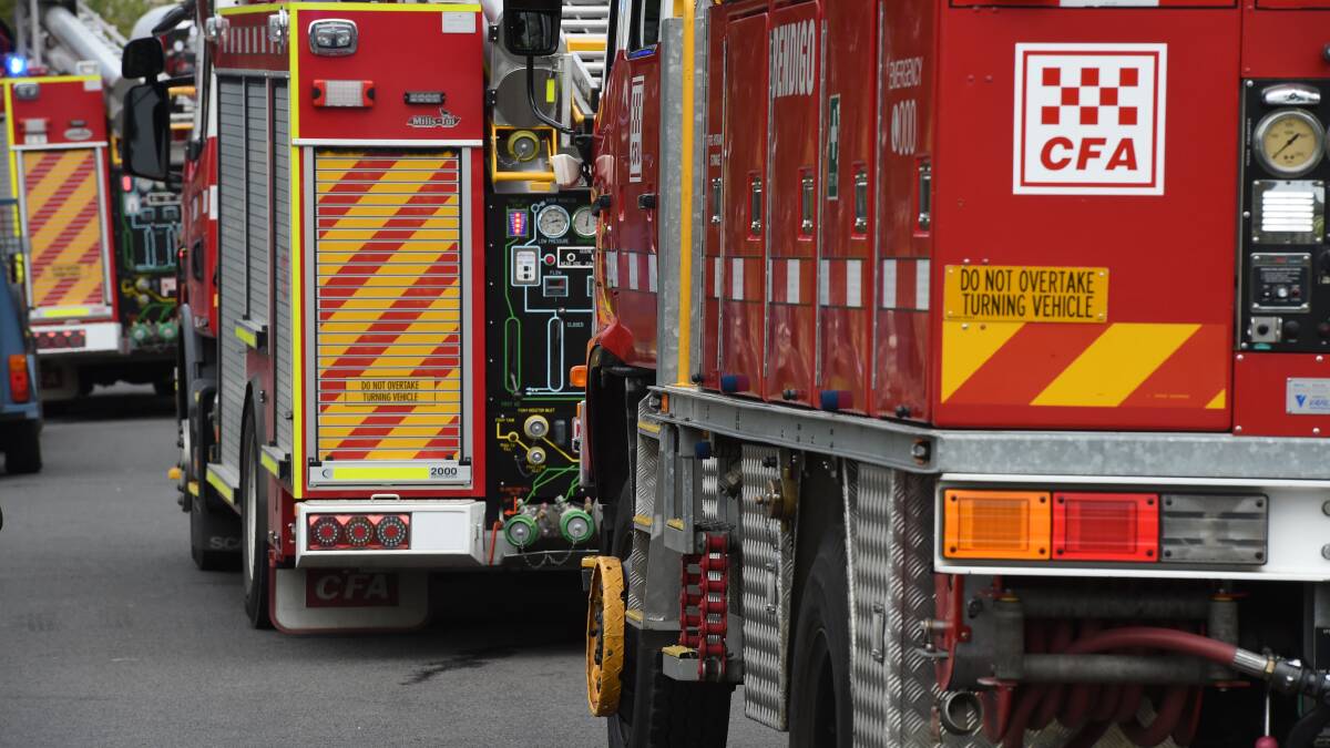 Late night gas leak in Horsham with CFA and VicPol on scene