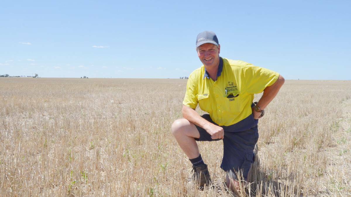 FOOD SUPPLY: Wimmera farmer Andrew Weidemann said if Australia doesn't have a good crop year, there could be global consequences. Picture: FILE
