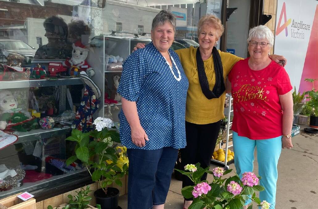 CRAFTY: Jenny Green, Jan Morris and Jan Janetzki are part of the 140 plus team behind Craft for a Cause. Picture: ALISON FOLETTA
