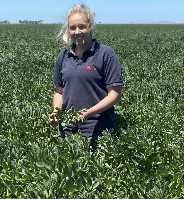 NEWCOMER: Kayla Wiedemann joins the Birchip Cropping Group board from a mixed farming background in Rupanyup. Picture: CONTRIBUTED