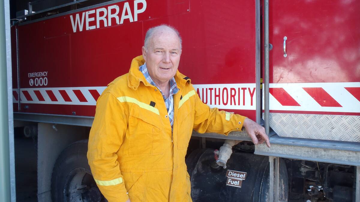 WERRAP: The 68-year-old has returned to the brigade in which he started his career. Picture: CONTRIBUTED