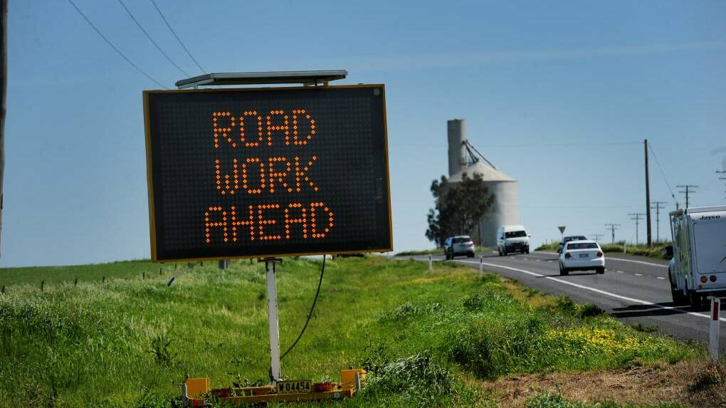 ROAD WORK: Crews will also replace almost 30,000 road signs and 40,000km grass as part of the road maintenance blitz. Picture: FILE