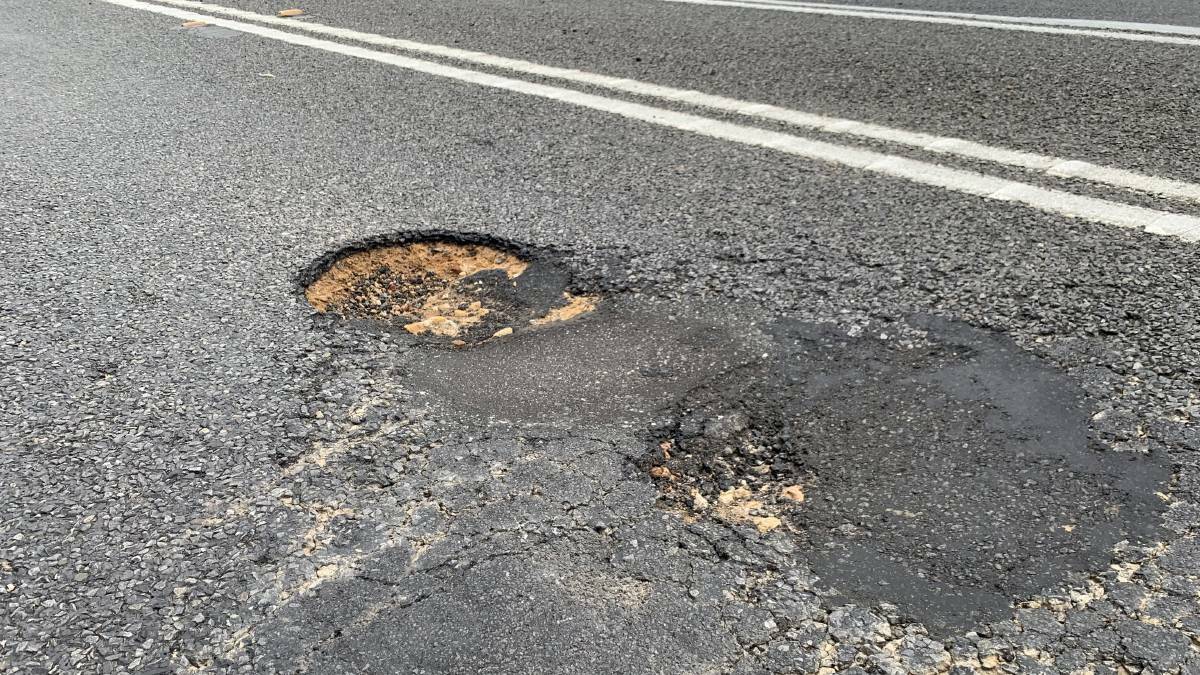 POTHOLE: The state opposition party is asking regional Victorians to name the state's worst road in an online survey. Picture: FILE