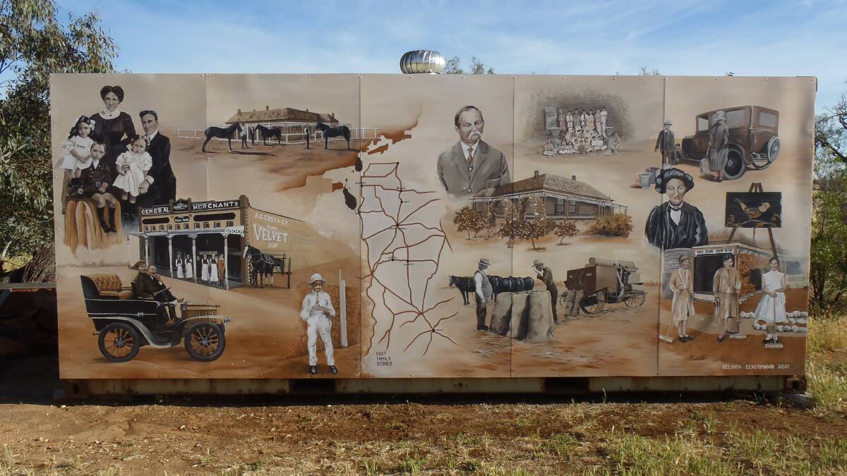 Work completed on Yurunga Homestead historical mural