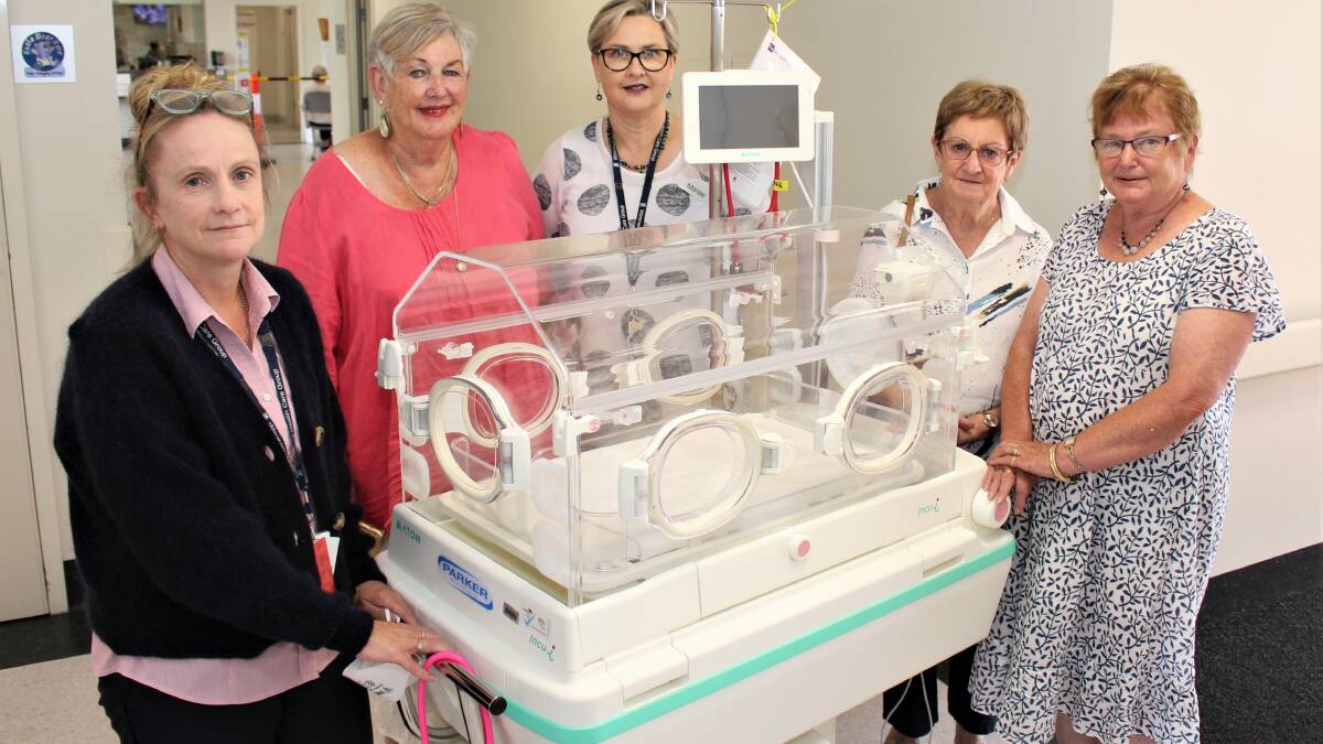 DONATION: Grampians Healths acting NUM in Yandilla Jane Rentsch, left, and acting director of Clinical Services Maree Markby, centre, with WBH auxiliary executive Anne Stevens, Elaine Morrison and Denise Queale. Picture: CONTRIBUTED