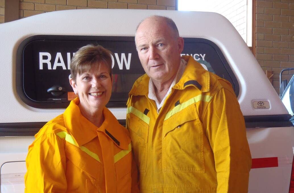 VOLUNTEER COUPLE: Peter Solly's wife Jenny served as Rainbow group communications officer during the time he was group officer. Picture: CONTRIBUTED