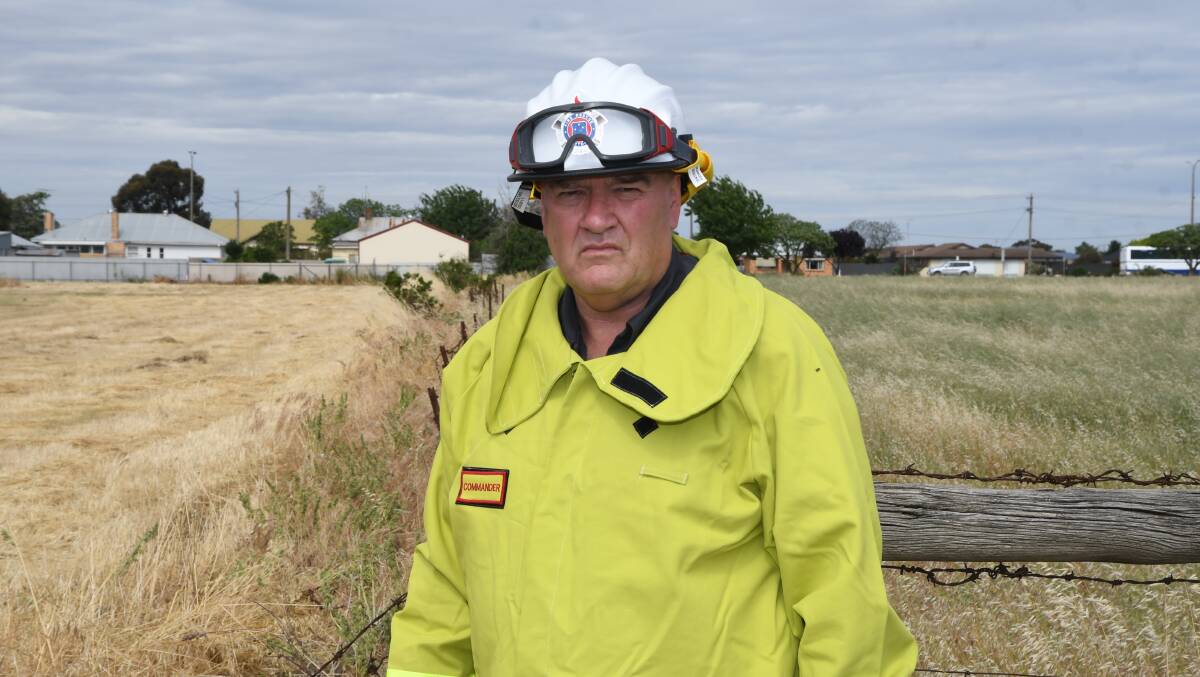 PREPARATION: District 17 assistant chief fire officer Mark Gunning urges property owners to manage vegetation on their properties ahead of the fire season. Picture: ALEX DALZIEL
