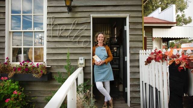 LOCAL BUSINESS: Rupanyup Living, Home and Gift wares owner Claire Morgan. Picture: CONTRIBUTED