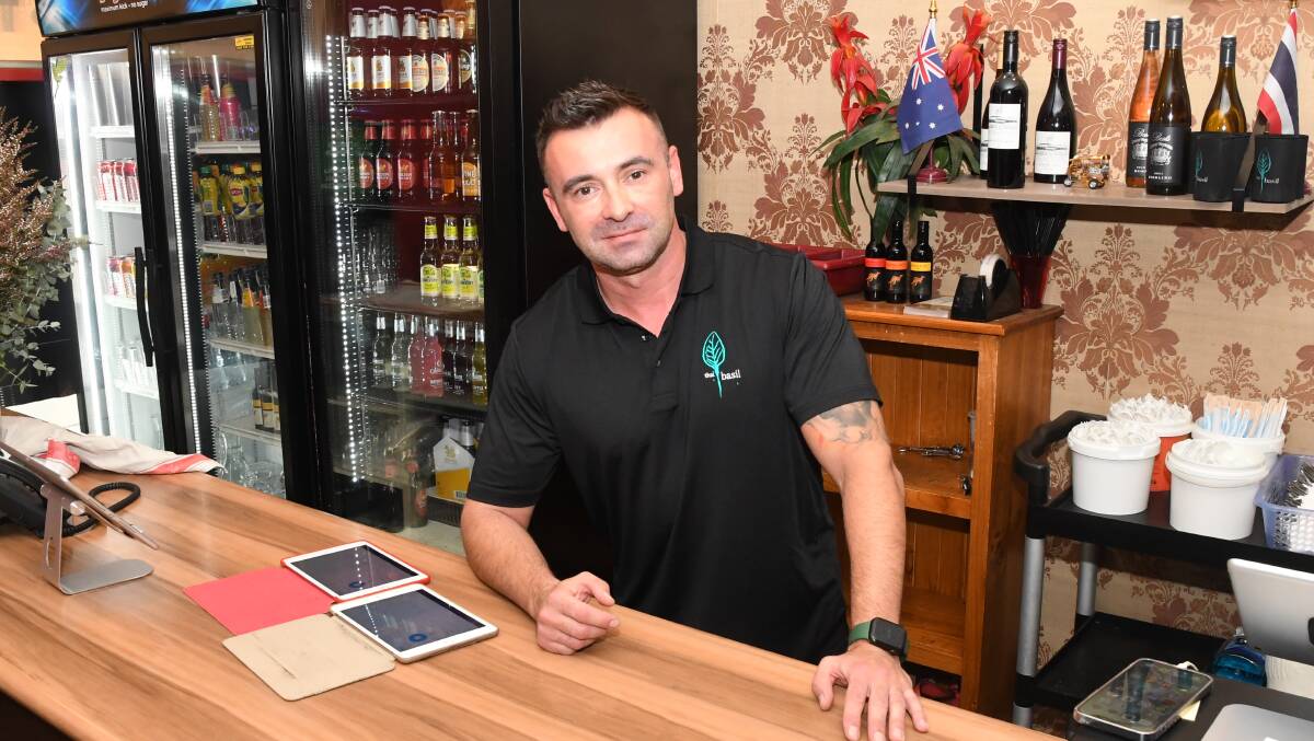 HOSPITALITY: Thai Basil owner Pawel Poplawski says vegetable prices are going through the roof. Picture: ALEX DALZIEL