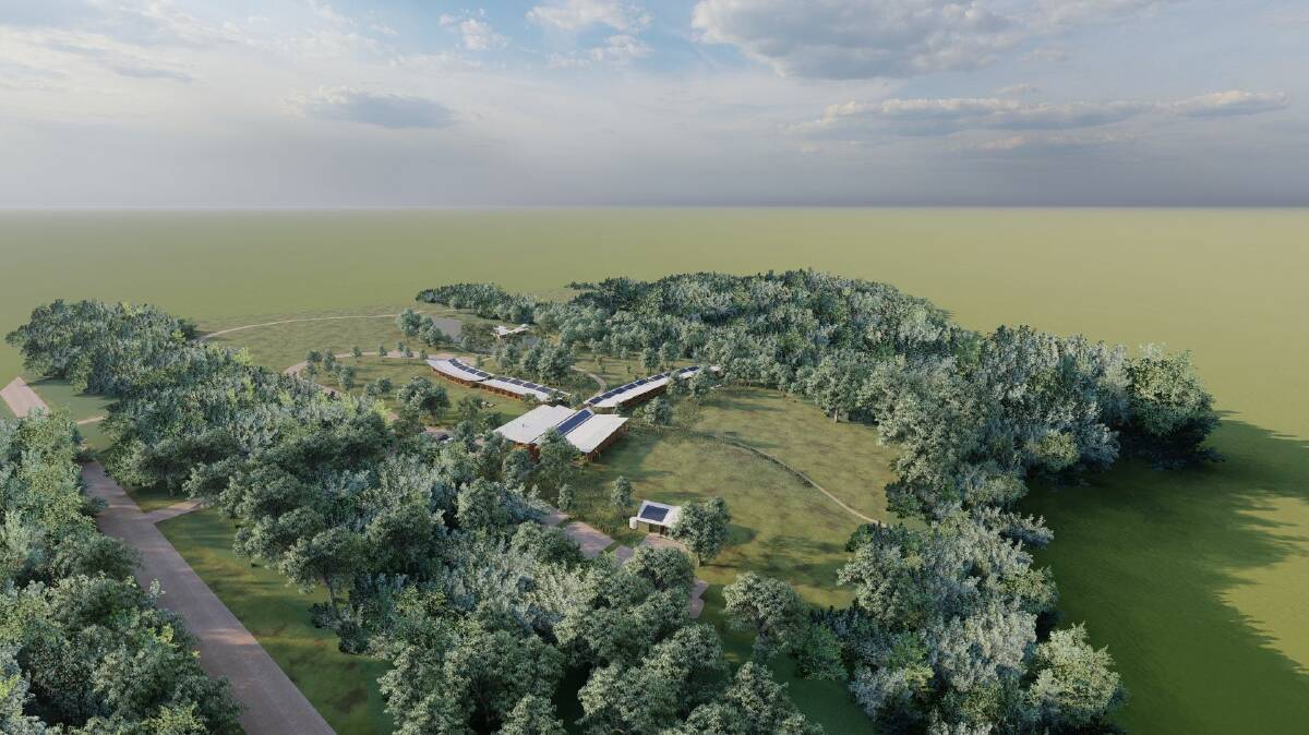 ACCOMMODATION: An artist's render of an aerial view of the proposed resort. Picture: CONTRIBUTED 