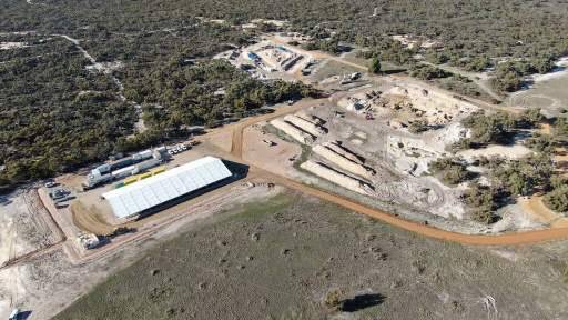 ILLEGAL WASTE: An aerial overview of the Lemon Springs site from June 2021. Picture: EPA