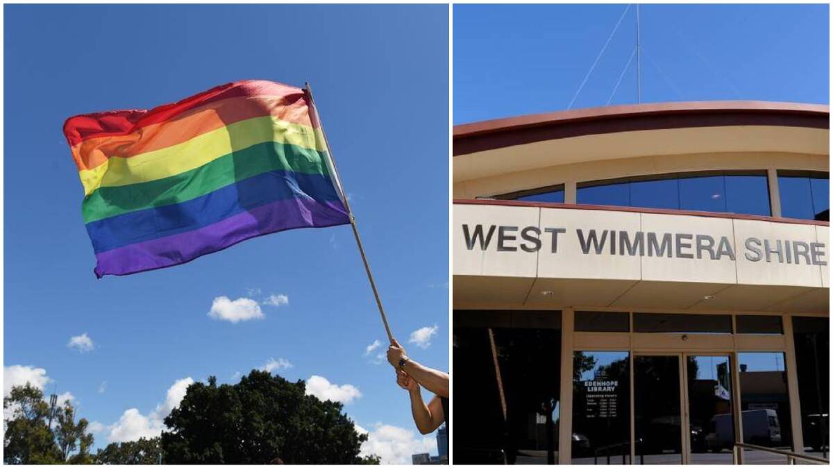 PRIDE: The rainbow pride flag will fly on IDAHOBIT in West Wimmera Shire after a decision at a special council meeting on May 9. Picture: FILE