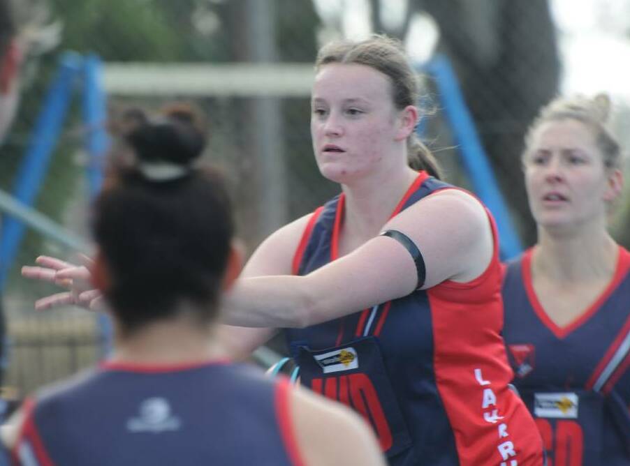 ON TOP: Faith McKenzie has been having a strong season with the Laharum A Grade netball squad. Picture: CASSANDRA LANGLEY