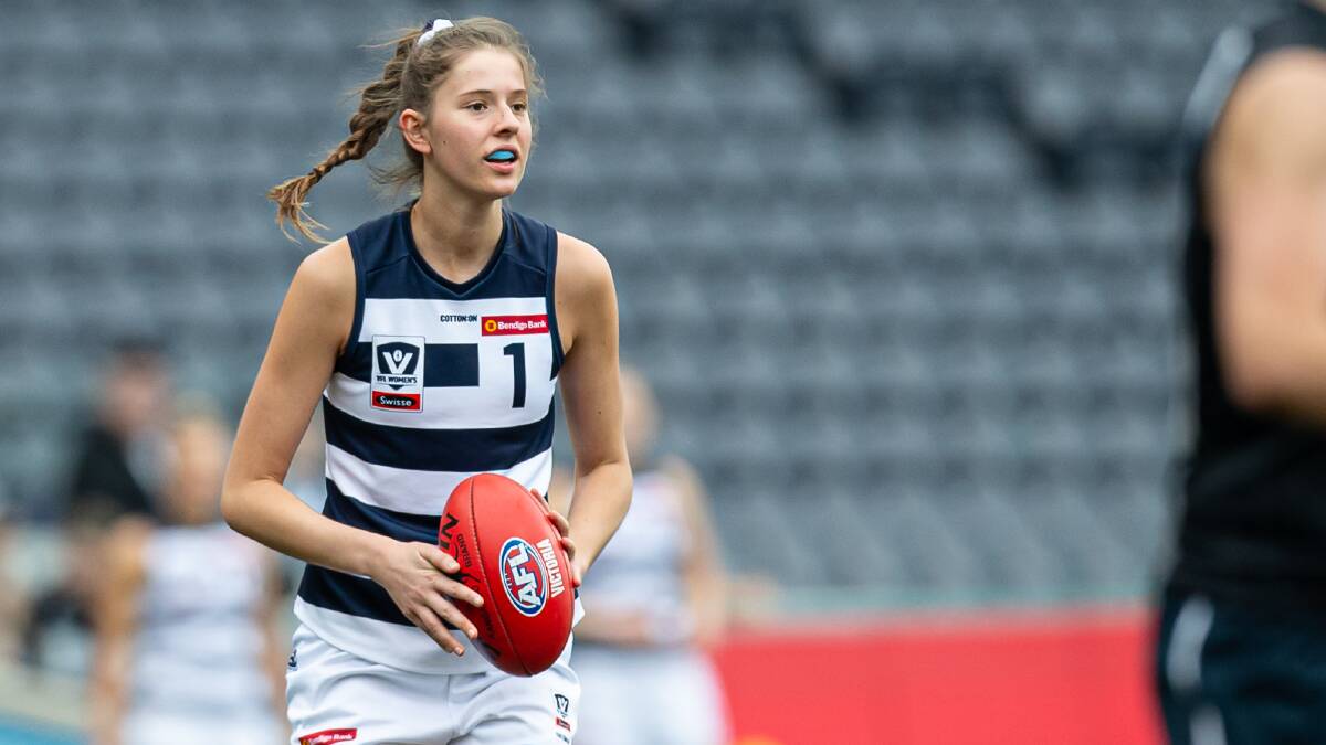 KEEN: Horsham's Rene Caris is looking forward to the 2022 AFLW season commencing. Picture: ARJ GIESE