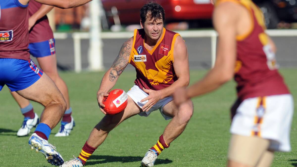 HONOUR: Jeremy Clayton, pictured in a game for the Warrack Eagles in 2014. Recently Clayton was awarded Port Adelaide Life Membership. Picture: FILE