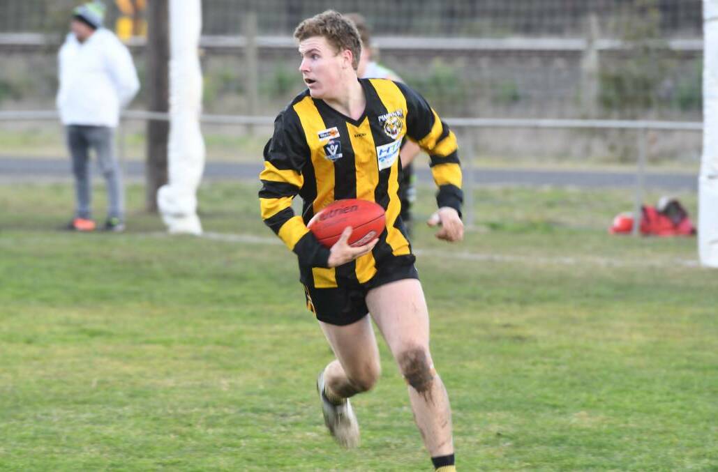 YOUTH: Brock Hamerston is one of the youth brigade members coming through at Pimpinio. Picture: RAELENE JOHNSTON