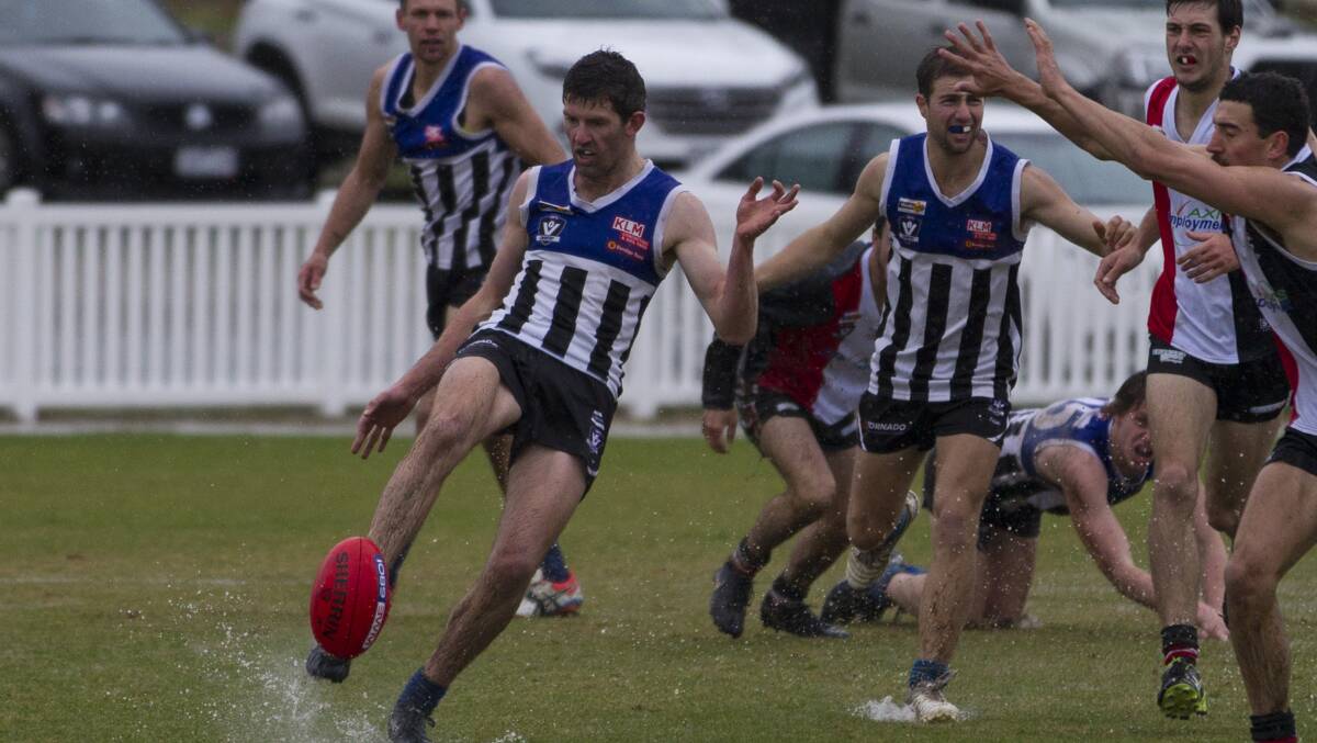 MILESTONE: Burra's stalwart John Delahunty (pictured in 2019) played his 200th Senior match on Saturday. Picture: FILE