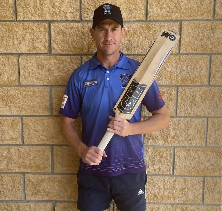 BREAKTHROUGH: On Saturday, Rup-Minyip's Clinton Midgley
became the first player to score a century in the Horsham
Cricket Association in season 2021/22.
Picture: MATT HUGHES