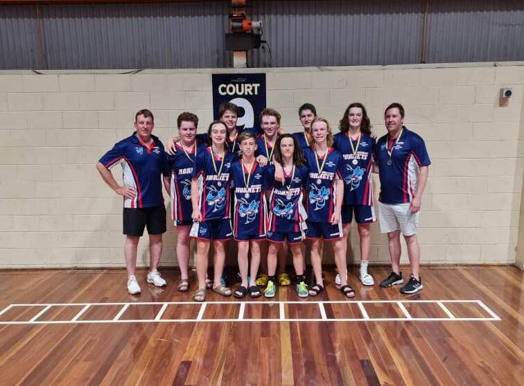RUNNERS-UP: The Under 18 Boys Horsham Hornets finished runners up at the Bendigo Junior Classic. Picture: OLIVIA JONES