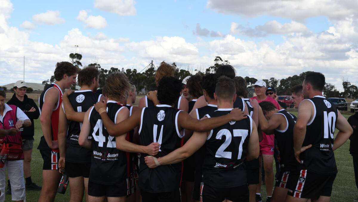 PASSION: The Horsham Saints will take on Nhill, as both teams look for their first win of the 2022 season. Picture: MATT HUGHES