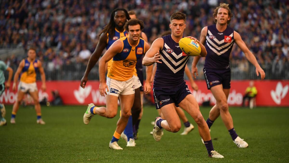 STAYING: Horsham's Darcy Tucker looks set to re-sign with the Fremantle Dockers. Picture: FREMANTLE FC MEDIA
