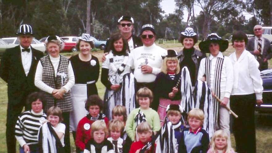 Murtoa supporters at the 1980 grand final. Picture: CONTRIBUTED