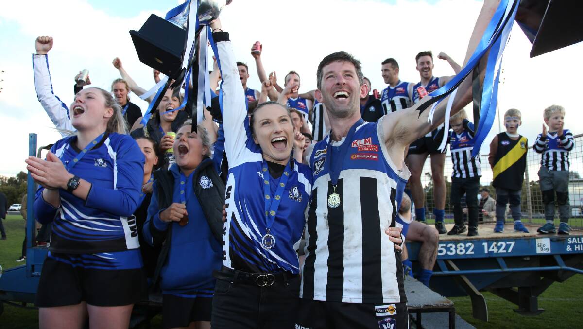 PREMIERSHIP COACH: John Delahunty lead Minyip-Murtoa to the 2019 premiership off the back of an unbeaten season, breaking a 21-year flag drought. Picture: FILE