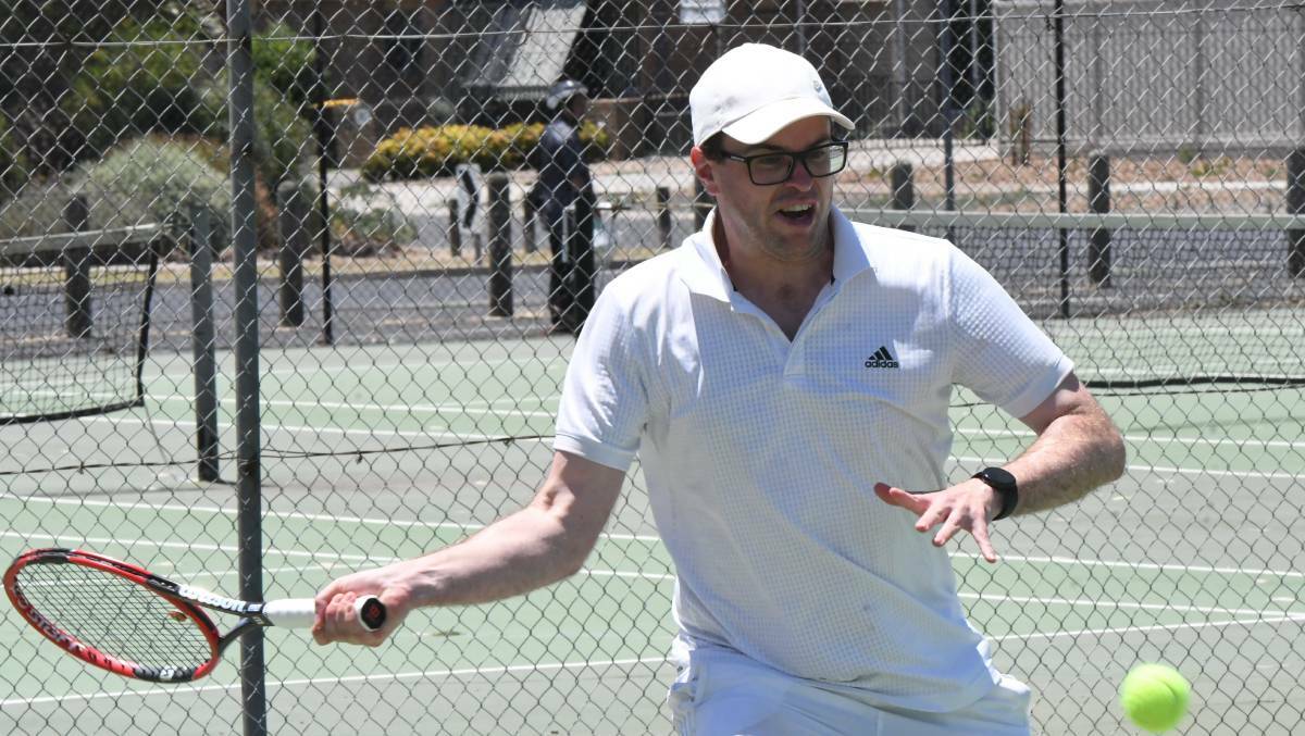 SELECTED: Horsham Lawn's Stuart McRae will represent the Wimmera Open's side at Tennis Victoria's Inter-Regional Country Championships from January 7 to 9 at the Horsham Lawn Tennis Club. Picture: MATT HUGHES