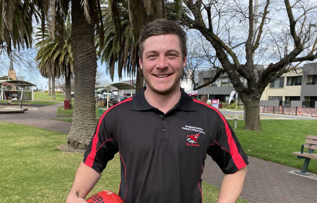 BOMBER: Brock Orval will be a playing assistant coach at Noradjuha-Quantong next year. Picture: MATT HUGHES