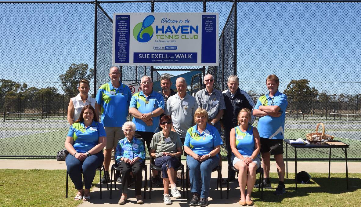 SUCCESS: The Haven Tennis Club Centenary celebrations were a hit. Picture: ANDREW DUMESNY