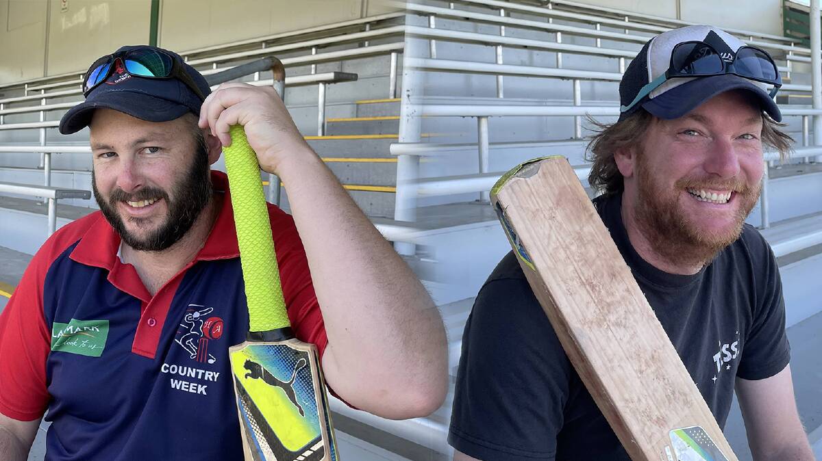 ENDLESS POSSIBILITIES: Josh Mahoney (left) and Josh Miller (right) are excited to started with the cricket season, and are excited about the possibilities with some matches being streamed. Pictures: ALEX BLAIN
