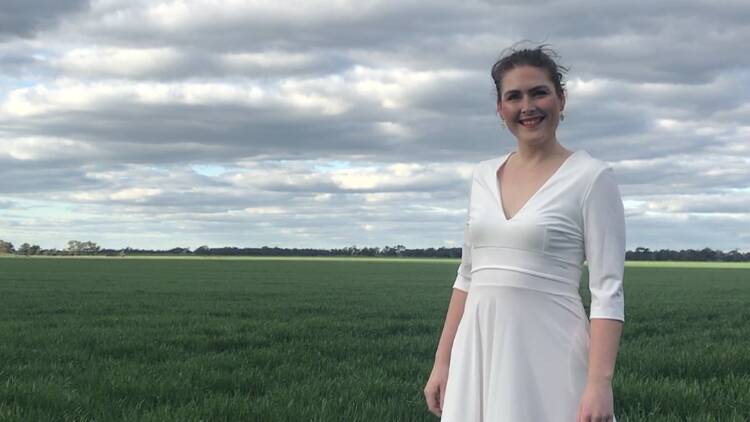 COUNTRY: Born and raised in the Wimmera, Sofia Laursen Habel would love to help grow the opera genre. Picture: CONTRIBUTED
