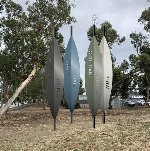 SCULPTURE: The six-metre interpretive structure will stand proudly on the edge of Sawyer Park and welcome visitors and residents travelling via the Western Highway and O'Callaghans Parade. Picture: CONTRIBUTED