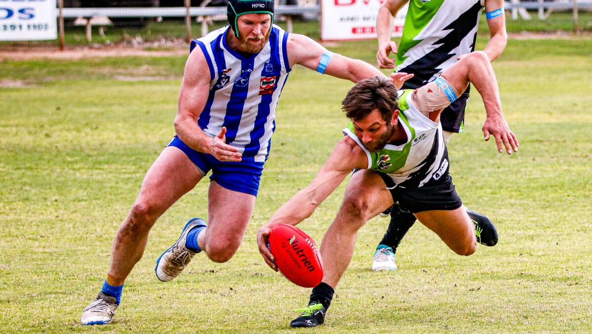 CANNED: Harrow-Balmoral and Jeparit-Rainbow were set to contest the first final of the Horsham District League's 2021 calendar before the cancellation and subsequent lockdown. Picture: PETER DOXEY PHOTOGRAPHY