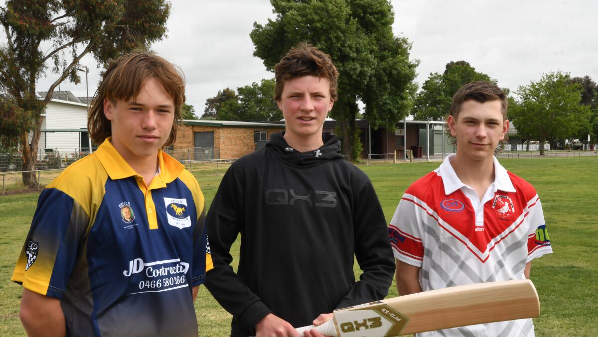 YOUNG GUNS: Logan Millar, Connor Weidemann and Joey Nagorcka have been selected for the Western Waves. Picture: ALEX BLAIN