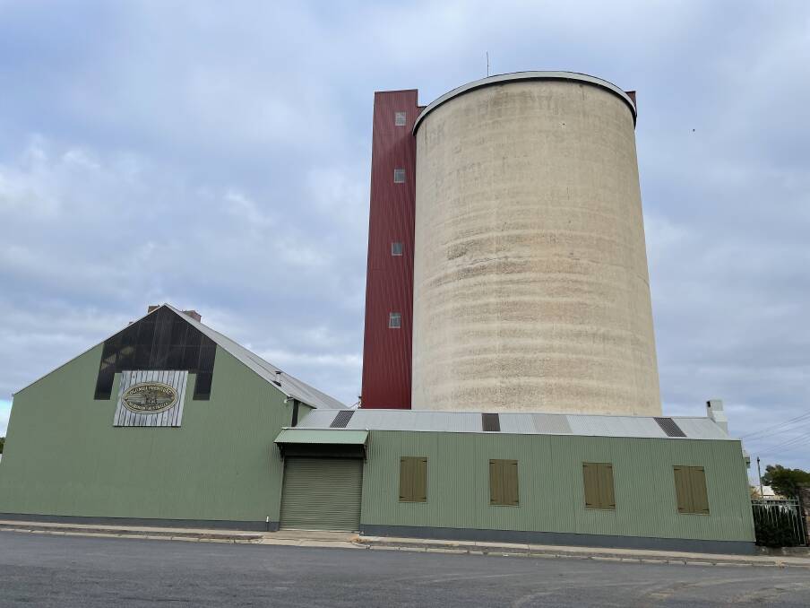 EAST: The eastern face of the silo, pictured, is the side set to feature the installation. Picture: ALEX BLAIN