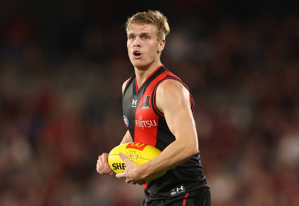 FUTURE STAR: Ben Hobbs in action during his AFL debut. Picture: Getty Images