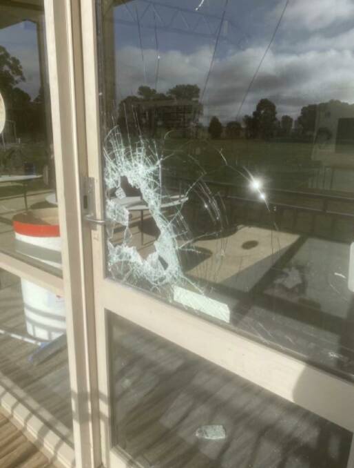 Taylors Lake Football and Netball Clubrooms vandalised. Picture supplied.