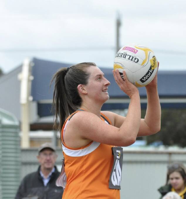 Steph Thomson will co-coach the Giants A-Grade in 2023. Thomson scored 328 goals in the 2022 season. Pictuire supplied. 
