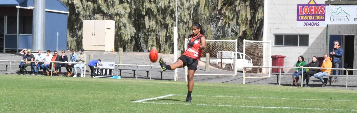 Vanilla Ika in action at Horsham City Oval in round two of the 2023 WVFFL season on Sunday, April 16. Picture file