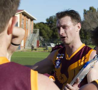 Warracknabeal Eagles coach Daniel Bell hopes to inspire his side into the top five in 2023. File picture. 