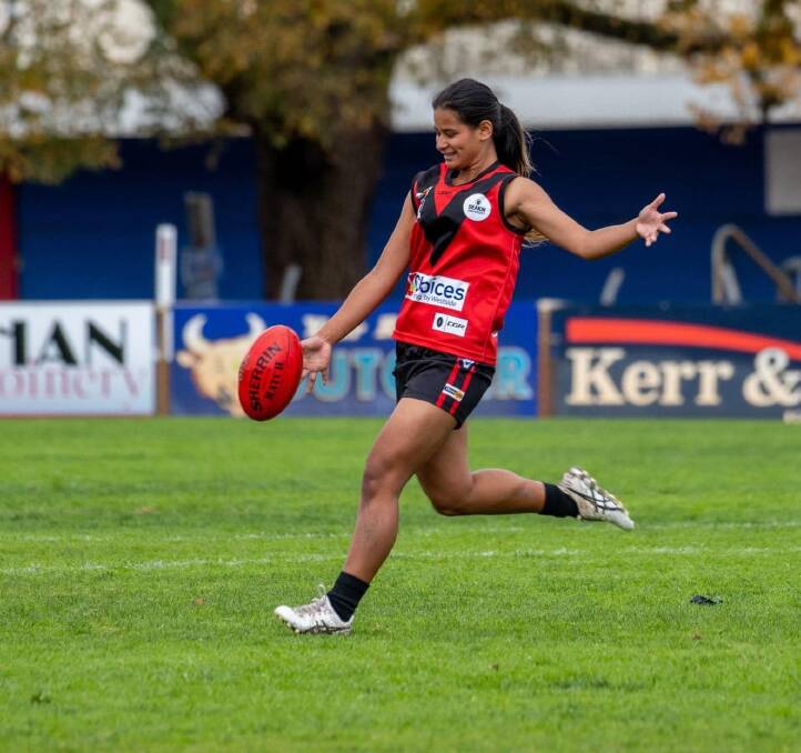 2023 WVFFL best and fairest Vanilla Ika will join the Horsham Demons for the 2024 season. Picture supplied. 