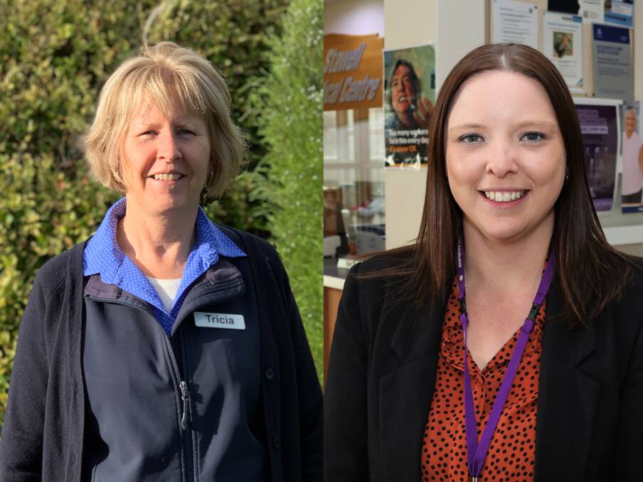 Tricia MacInnes and Kelly Lee recently took advantage of the Grampians Health's Clinician Two Manager Emerging Leaders Program to step up in their careers. Pictures supplied