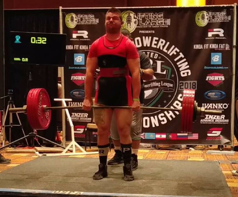 Harry Clancy breaks world record at International Powerlifting League