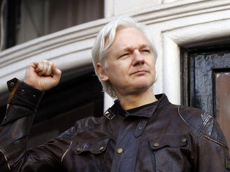 Julian Assange, in prison in the UK for more than four years, is fighting extradition to the US. (AP PHOTO)
